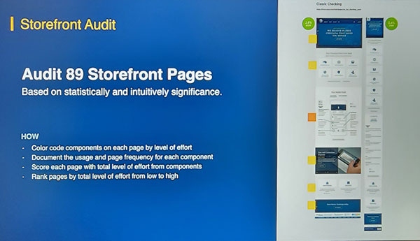 Component audit across web and mobile pages